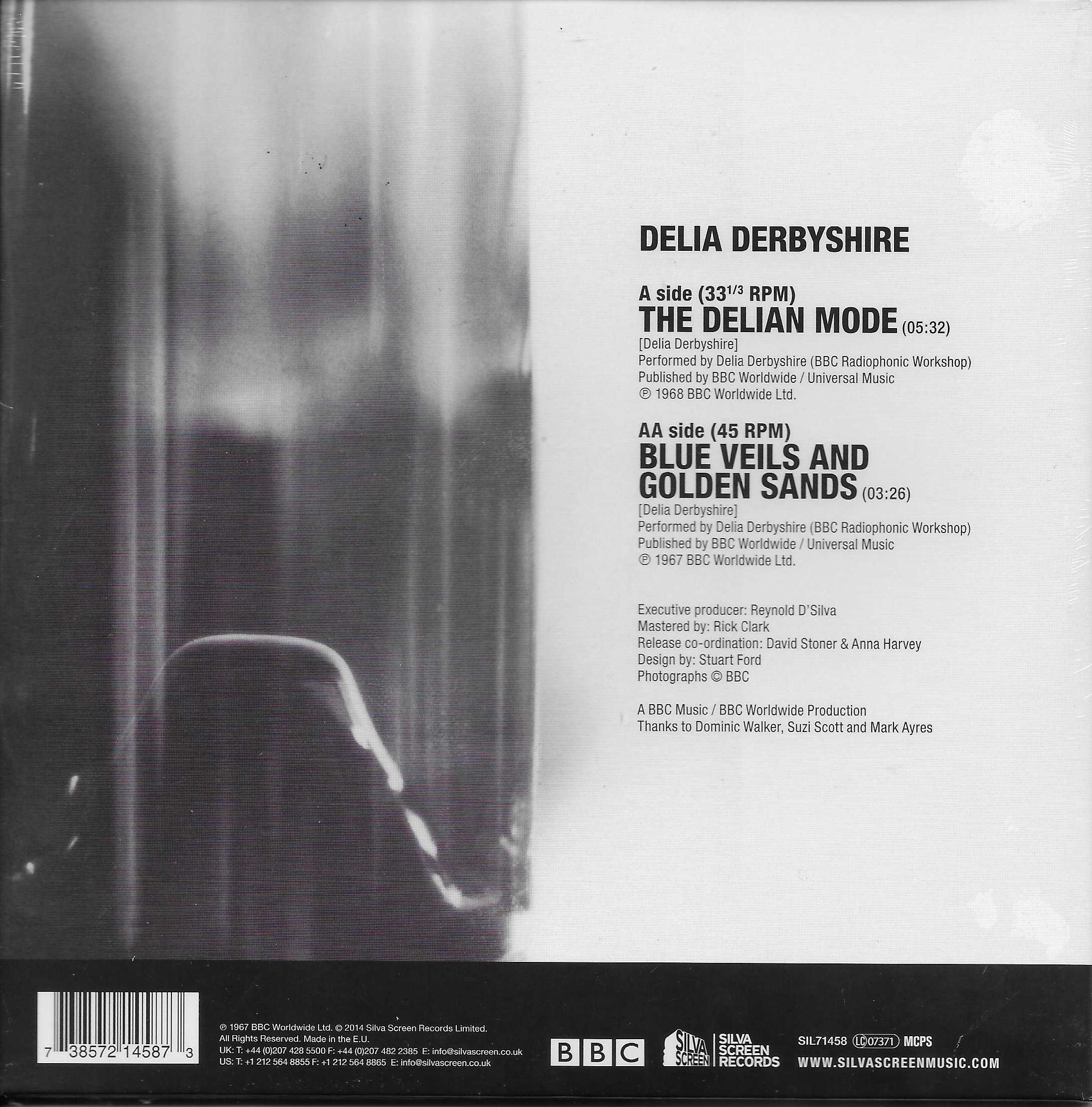 Picture of SIL7 1458 The Delian Mode by artist Delia Derbyshire from the BBC records and Tapes library